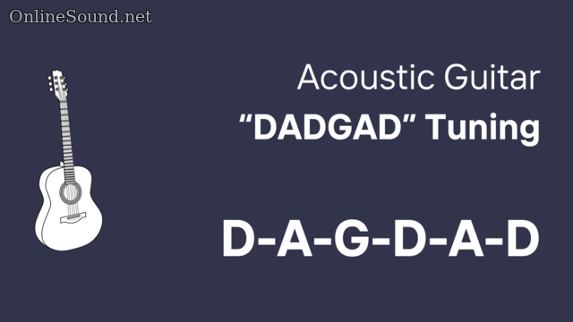 Real acoustic guitar sounds in "DADGAD" Tuning