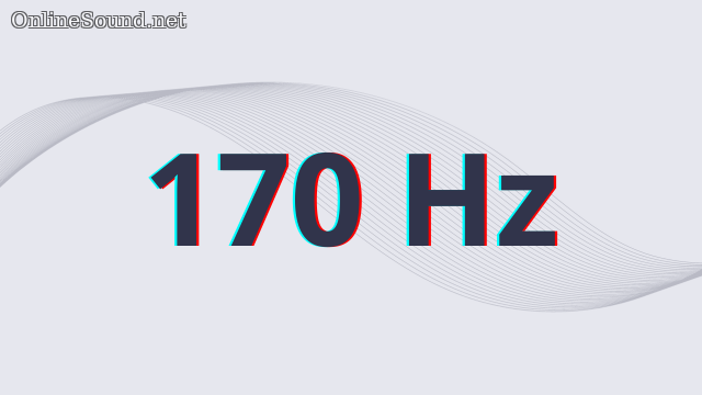 170 Hz Tone Sound Sine Wave