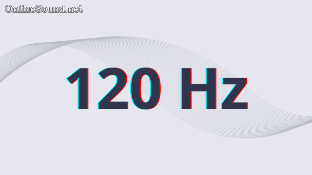 120 Hz Tone Sound Sine Wave