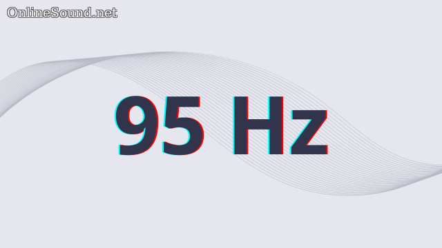 95 Hz frequency sound sample