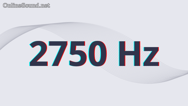 2750 Hz frequency sound sample