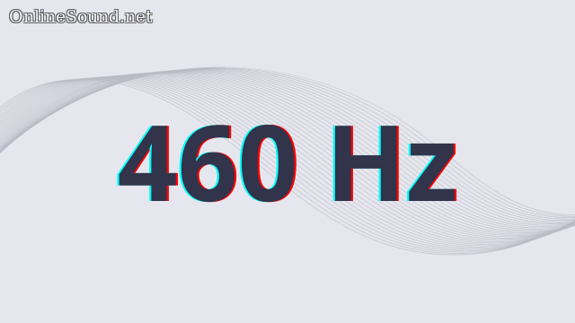 460 Hz frequency sound sample