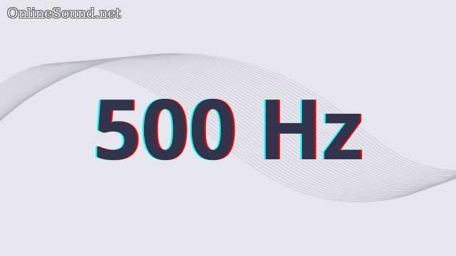 500 Hz frequency sound sample