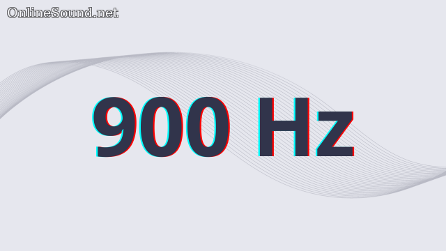 900 Hz frequency sound sample