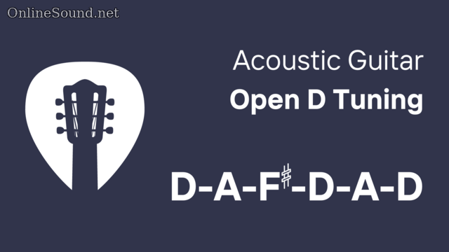 Real acoustic guitar sounds in Open D Tuning