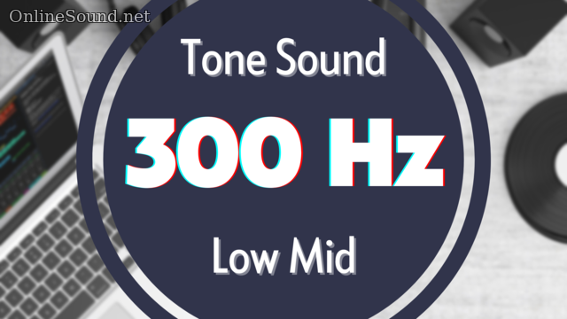 300 Hz Frequency Tone Audio Signal